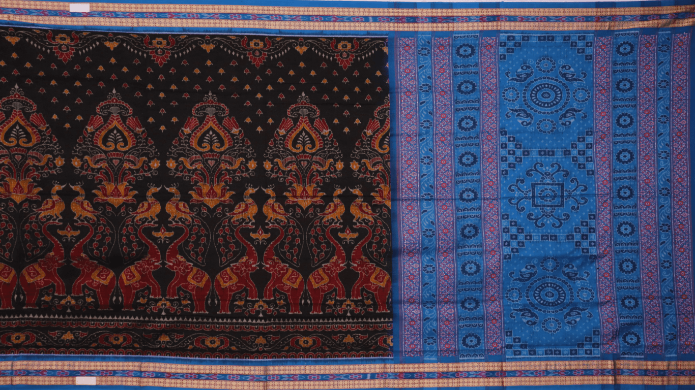 Handloom Sambalpuri Cotton Ikkat Saree Handloom Saree_Cotton Priyadarshini Handloom 