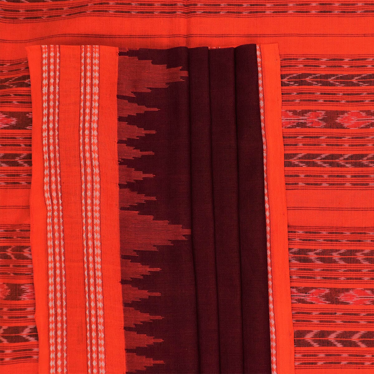 Handloom Sambalpuri Cotton Ikkat Saree Handloom Saree_Cotton Priyadarshini Handloom 