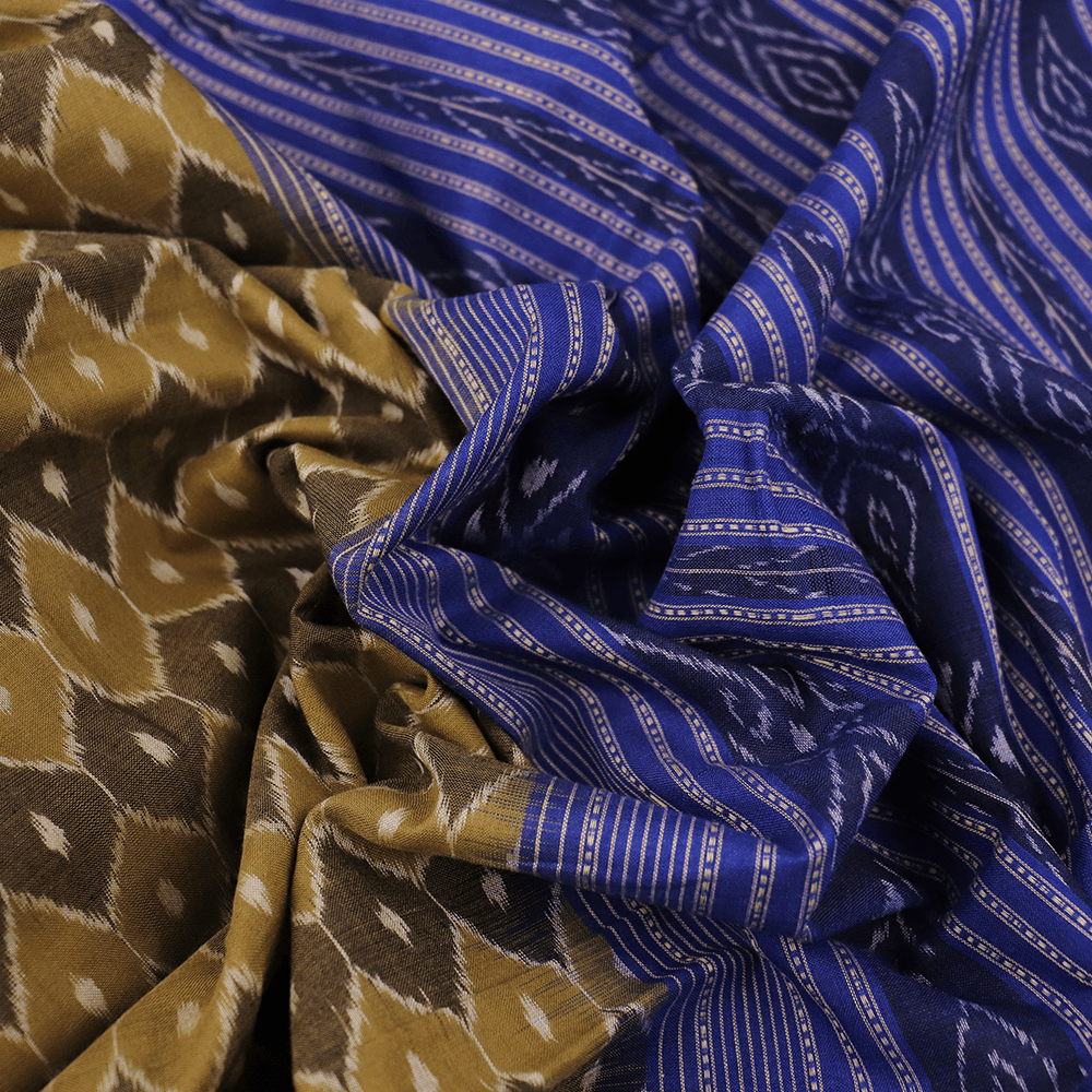Handloom Sambalpuri Cotton Ikkat Saree Handloom Saree_Cotton Priyadarshini Handloom 