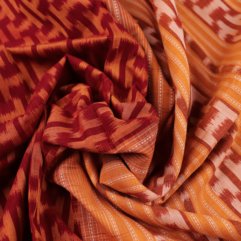 Handloom Sambalpuri Cotton Ikkat Saree Handloom Saree_Cotton Priyadarshini Handloom 