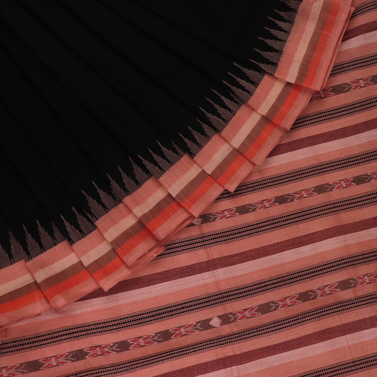 Handloom Sambalpuri Cotton Ikkat Saree Handloom Saree_Cotton Priyadarshini Handloom 