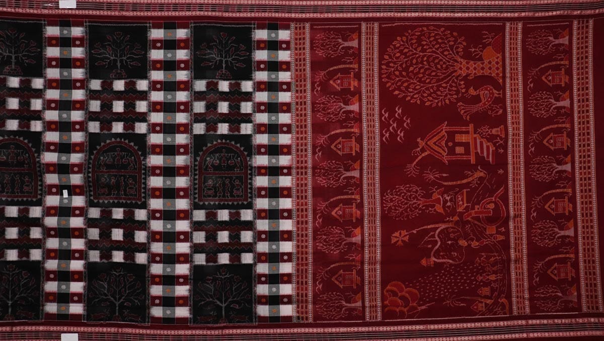 Handloom Sambalpuri Cotton Ikkat Saree Handloom Saree_Cotton Priyadarshini Handloom 