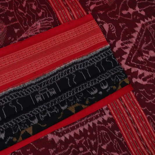 Handloom Sambalpuri Cotton Ikkat Saree Handloom Saree_Cotton Priyadarshini Handloom 