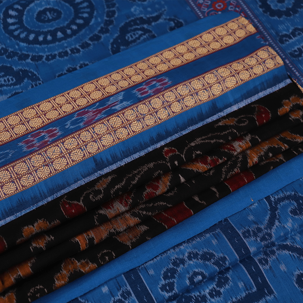 Handloom Sambalpuri Cotton Ikkat Saree Handloom Saree_Cotton Priyadarshini Handloom 