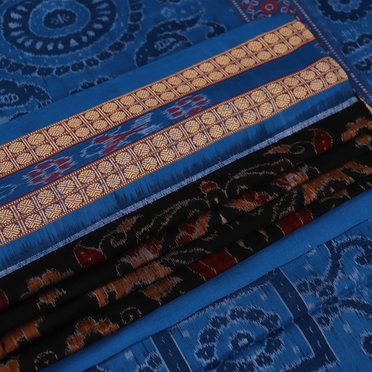 Handloom Sambalpuri Cotton Ikkat Saree Handloom Saree_Cotton Priyadarshini Handloom 
