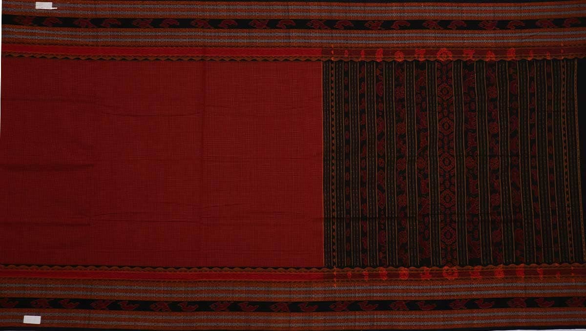 Handloom Sambalpuri Cotton Ikkat Saree Handloom Saree_Cotton Priyadarshini Handloom 