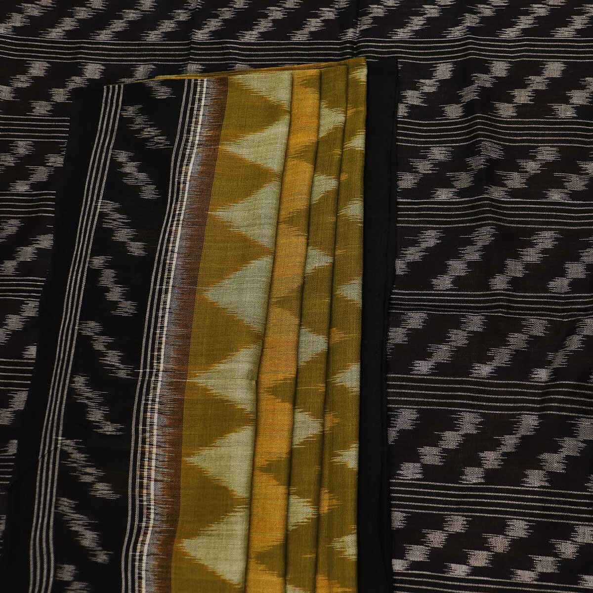 Handloom Sambalpuri Cotton Ikkat Saree Handloom Saree_Cotton Priyadarshini Handloom 