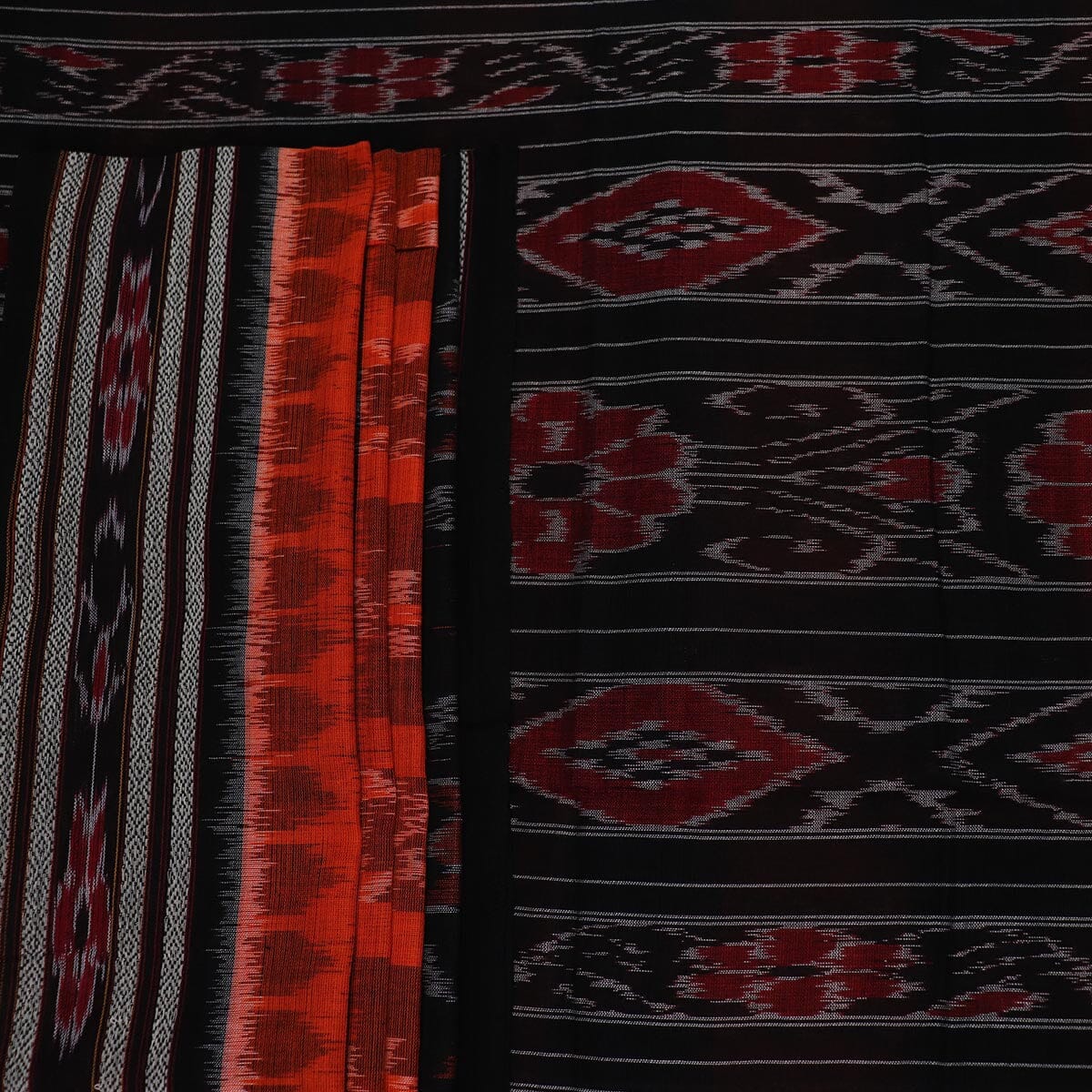 Handloom Sambalpuri Cotton Ikkat Saree Handloom Saree_Cotton Priyadarshini Handloom 