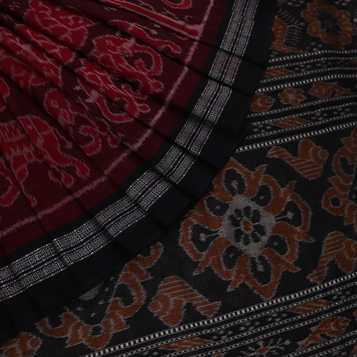 Handloom Sambalpuri Cotton Ikkat Saree Handloom Saree_Cotton Priyadarshini Handloom 