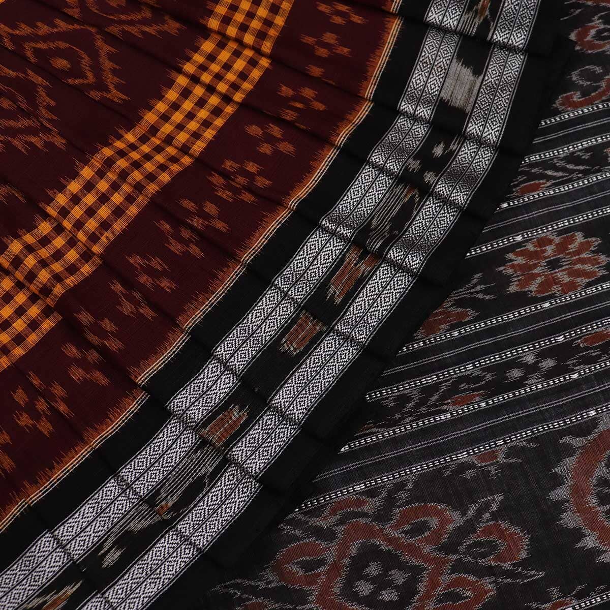 Handloom Sambalpuri Cotton Ikkat Saree Handloom Saree_Cotton Priyadarshini Handloom 