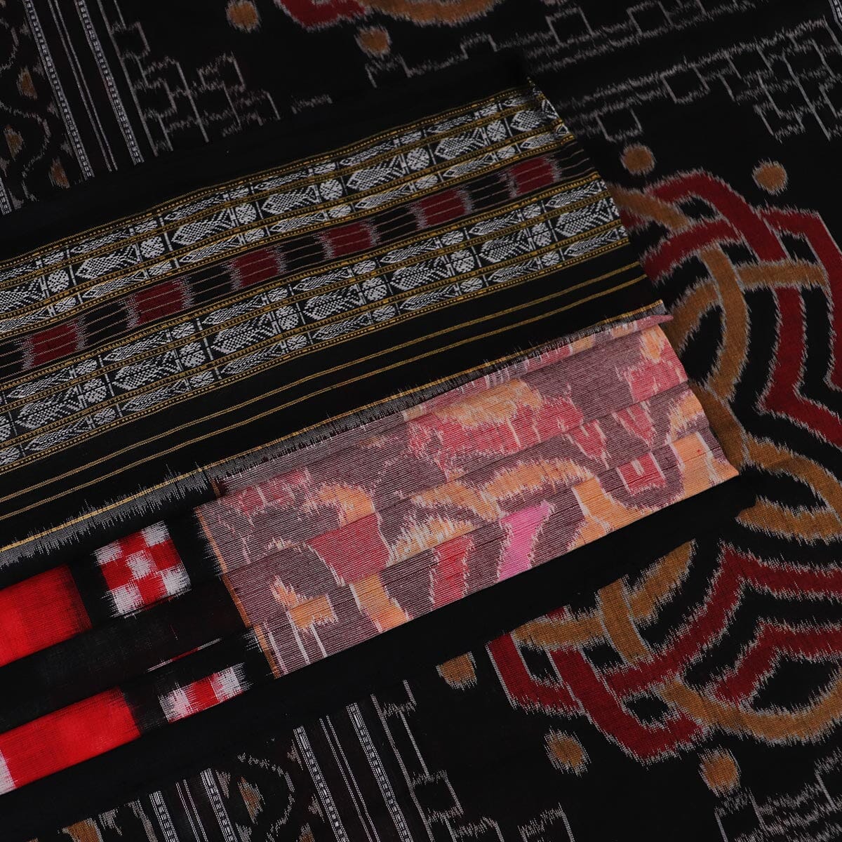 Handloom Sambalpuri Cotton Ikkat Saree Handloom Saree_Cotton Priyadarshini Handloom 
