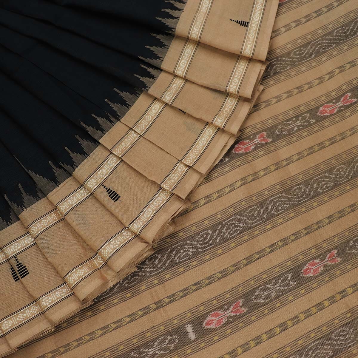 Handloom Sambalpuri Cotton Ikkat Saree Handloom Saree_Cotton Priyadarshini Handloom 