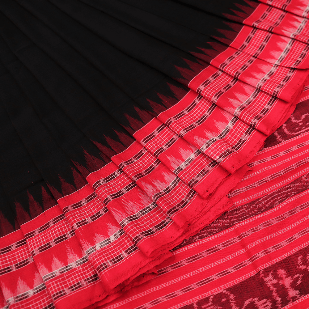 Handloom Sambalpuri Cotton Ikkat Saree Handloom Saree_Cotton Priyadarshini Handloom 