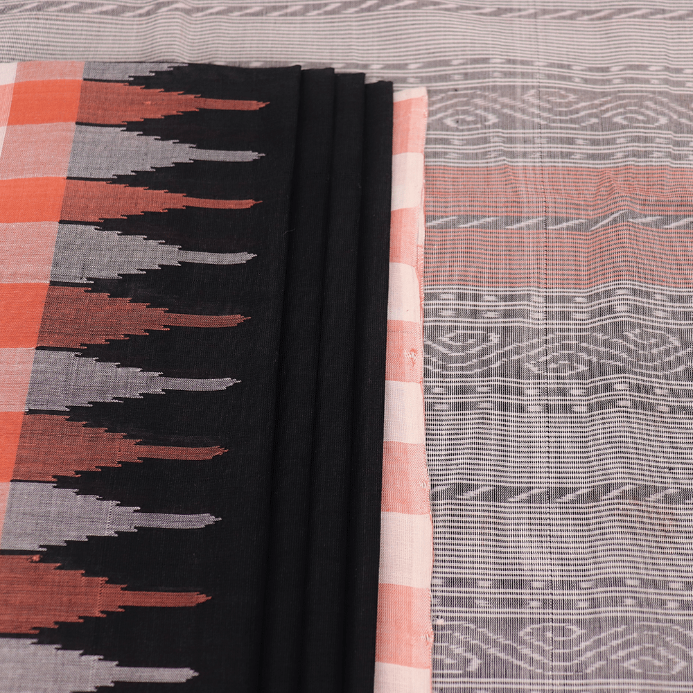 Handloom Sambalpuri Cotton Ikkat Saree Handloom Saree_Cotton Priyadarshini Handloom 