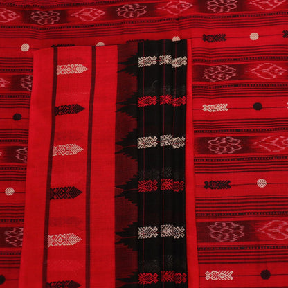 Handloom Sambalpuri Cotton Ikkat Saree Handloom Saree_Cotton Priyadarshini Handloom 