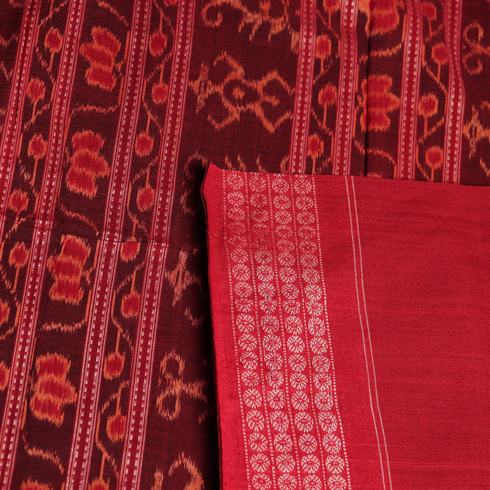 Handloom Sambalpuri Cotton Ikkat Saree Handloom Saree_Cotton Priyadarshini Handloom 
