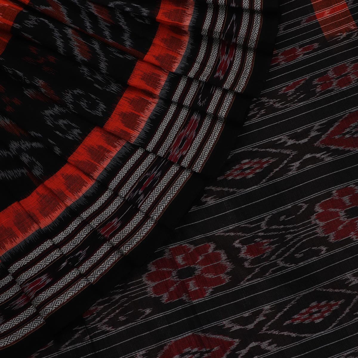 Handloom Sambalpuri Cotton Ikkat Saree Handloom Saree_Cotton Priyadarshini Handloom 