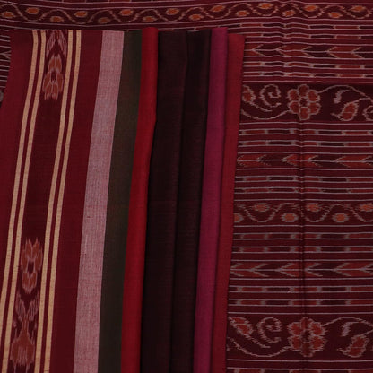 Handloom Sambalpuri Cotton Ikkat Saree Handloom Saree_Cotton Priyadarshini Handloom 