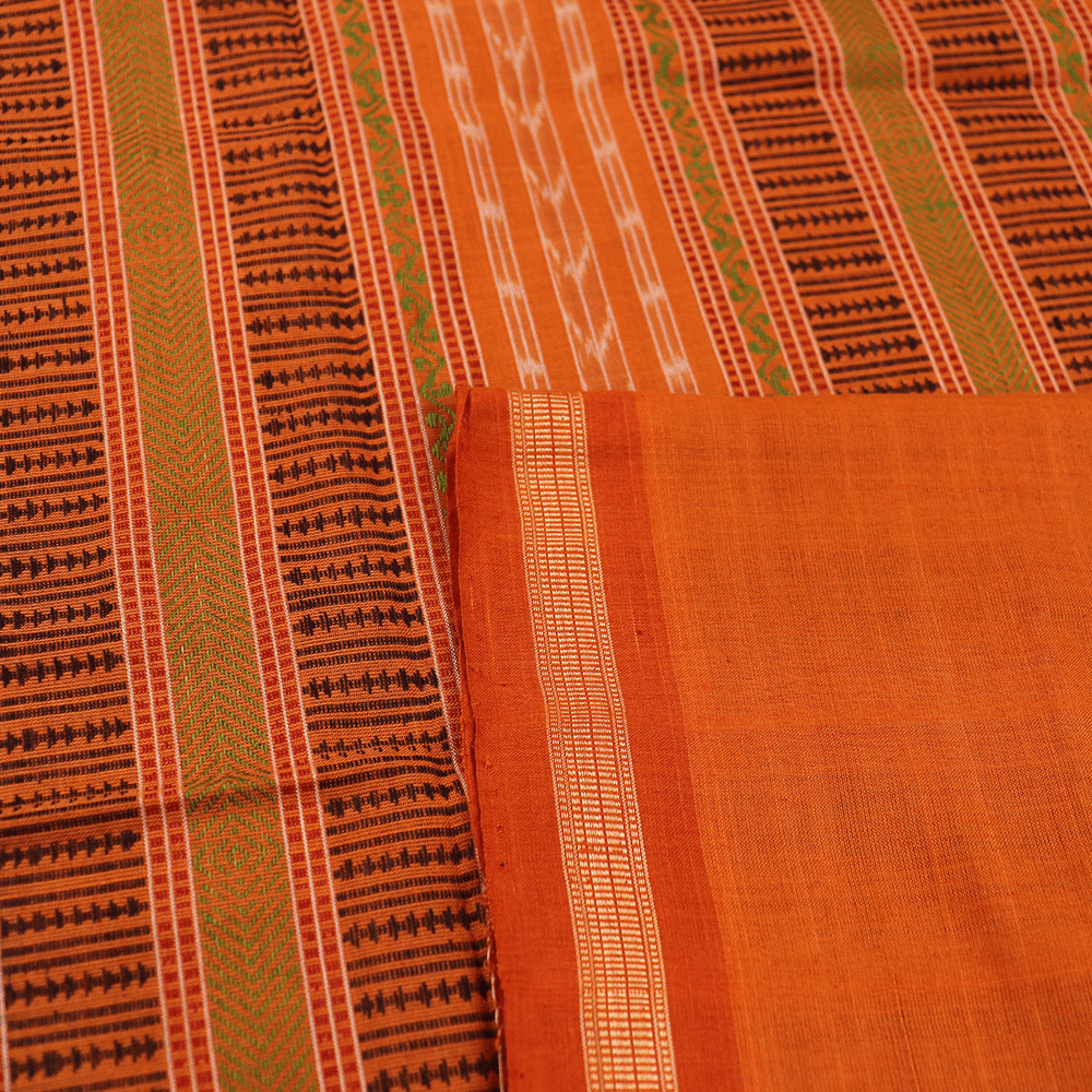 Handloom Sambalpuri Cotton Ikkat Saree Handloom Saree_Cotton Priyadarshini Handloom 