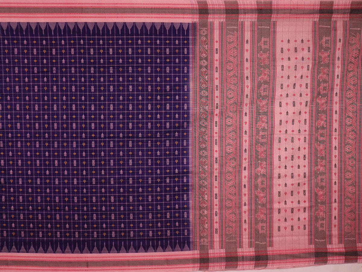Handloom Sambalpuri Cotton Ikkat Saree Handloom Saree_Cotton Priyadarshini Handloom 