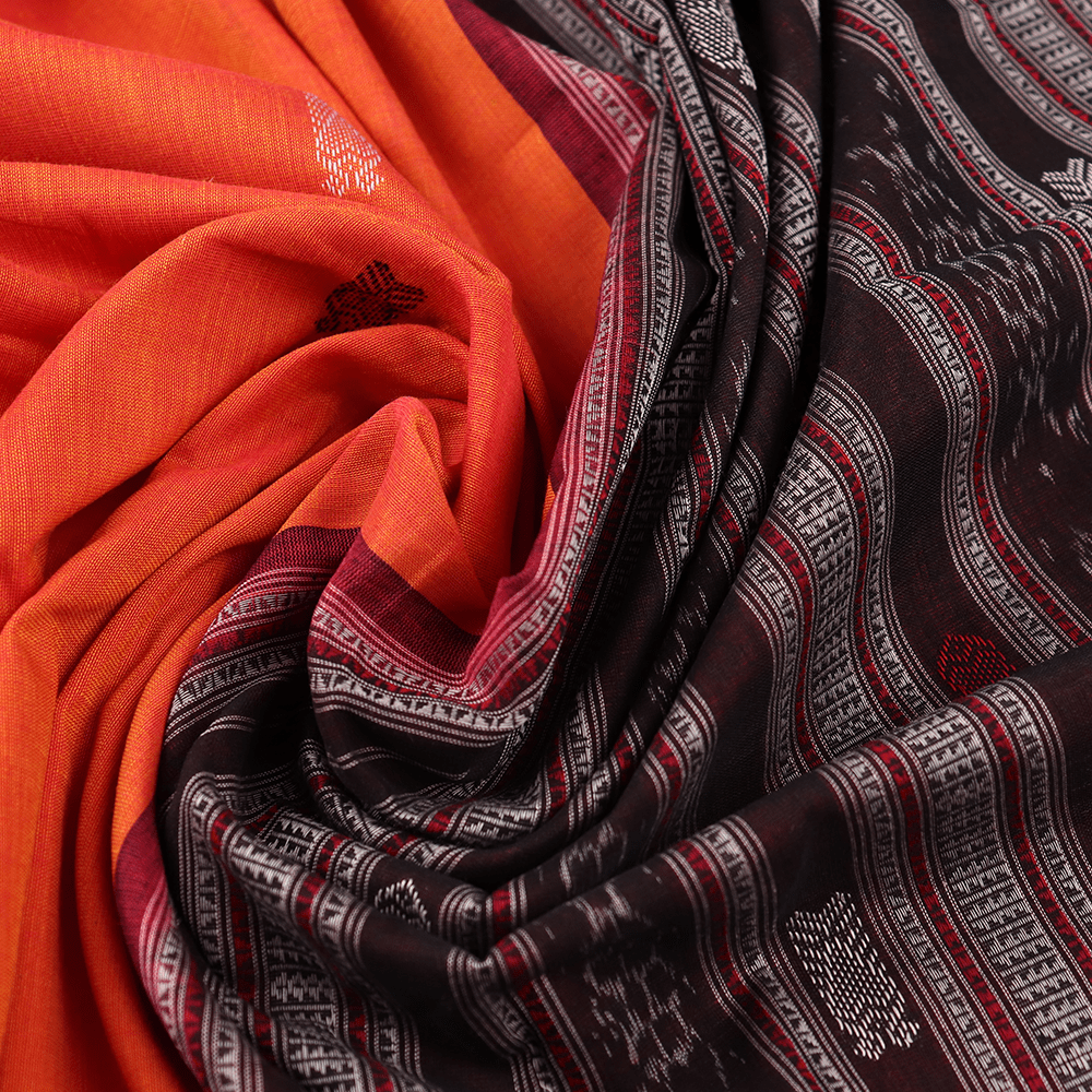 Handloom Sambalpuri Cotton Ikkat Saree Handloom Saree_Cotton Priyadarshini Handloom 