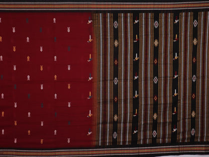 Handloom Sambalpuri Cotton Ikkat Saree Handloom Saree_Cotton Priyadarshini Handloom 