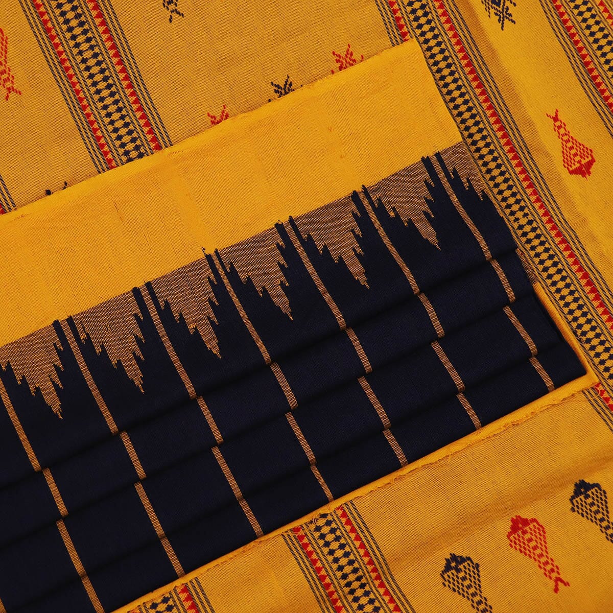 Handloom Sambalpuri Cotton Ikkat Saree Handloom Saree_Cotton Priyadarshini Handloom 