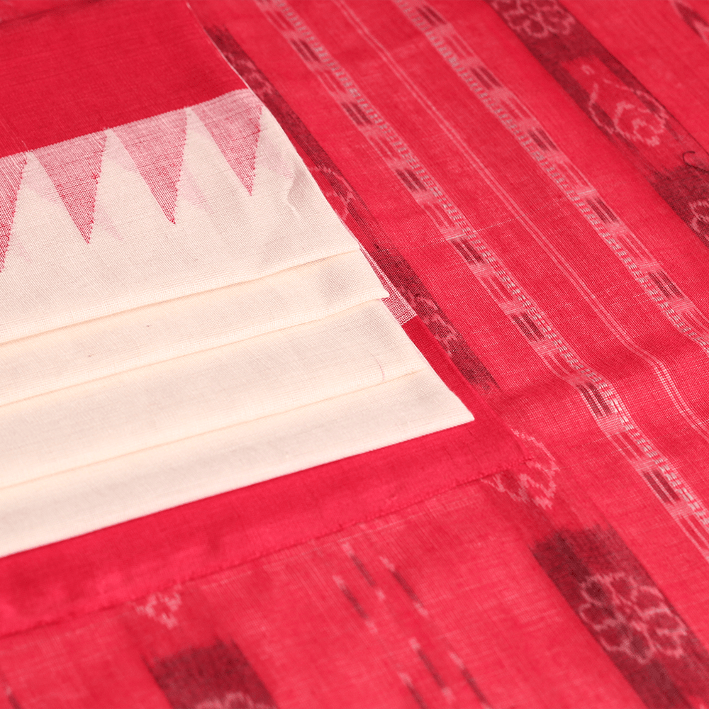 Handloom Sambalpuri Cotton Ikkat Saree Handloom Saree_Cotton Priyadarshini Handloom 