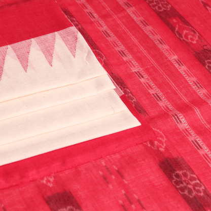 Handloom Sambalpuri Cotton Ikkat Saree Handloom Saree_Cotton Priyadarshini Handloom 