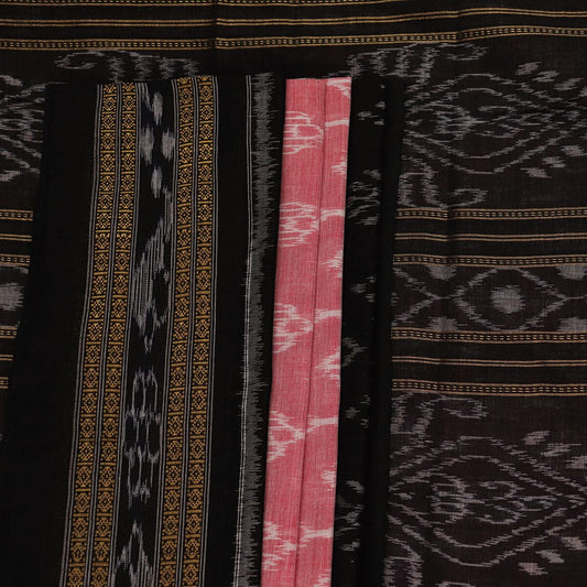 Handloom Sambalpuri Cotton Ikkat Saree Handloom Saree_Cotton Priyadarshini Handloom 
