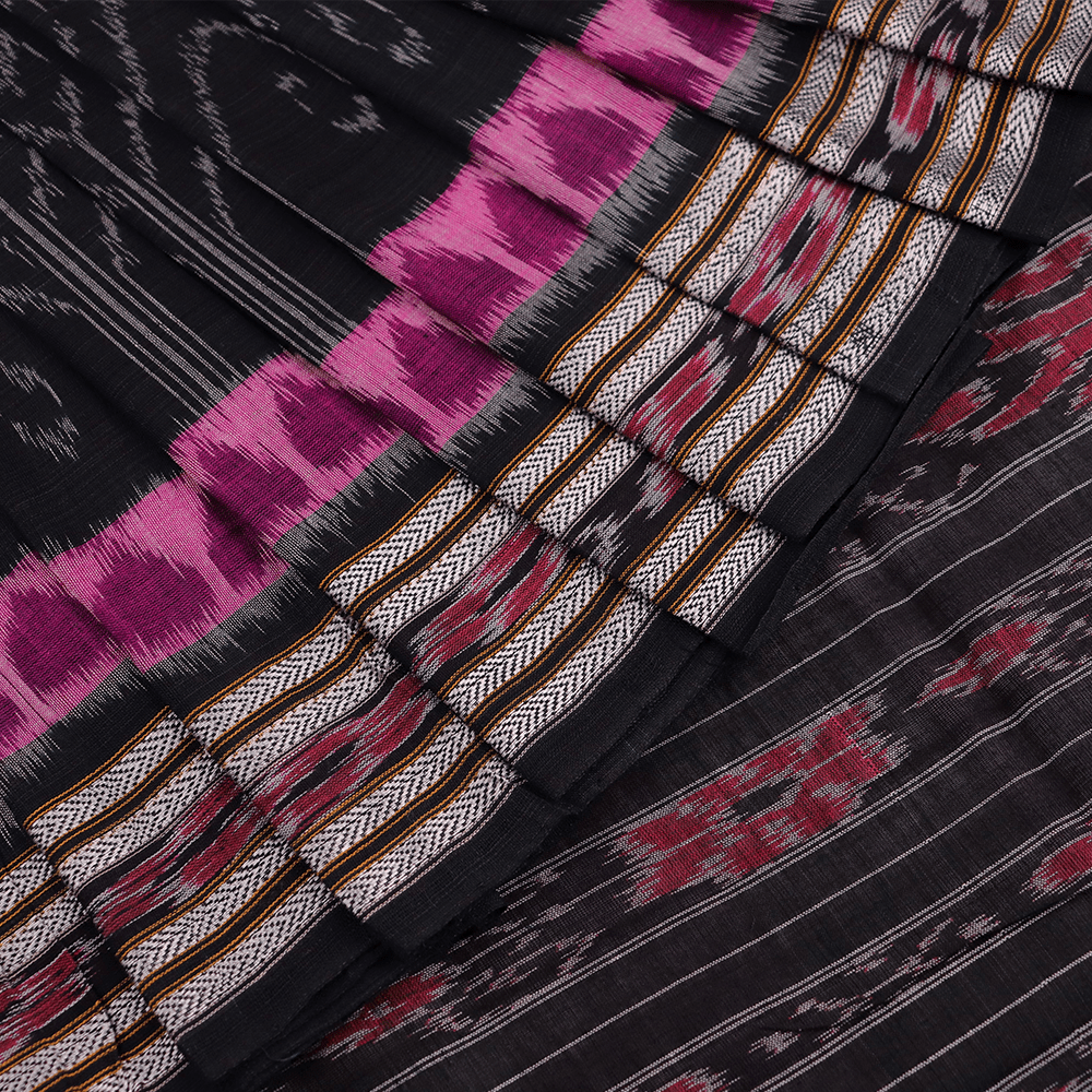 Handloom Sambalpuri Cotton Ikkat Saree Handloom Saree_Cotton Priyadarshini Handloom 