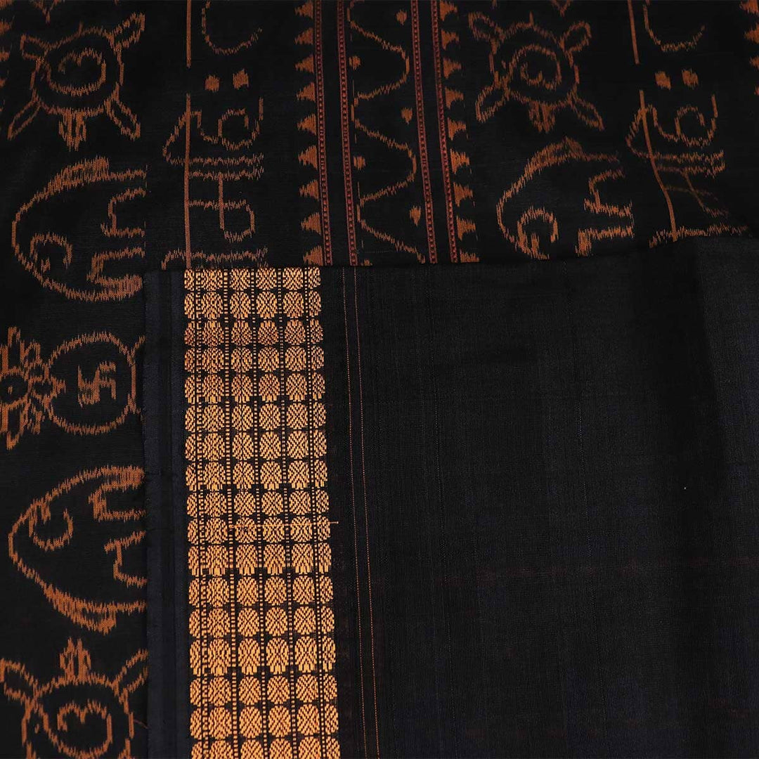Handloom Sambalpuri Cotton Ikkat Saree Handloom Saree_Cotton Priyadarshini Handloom 