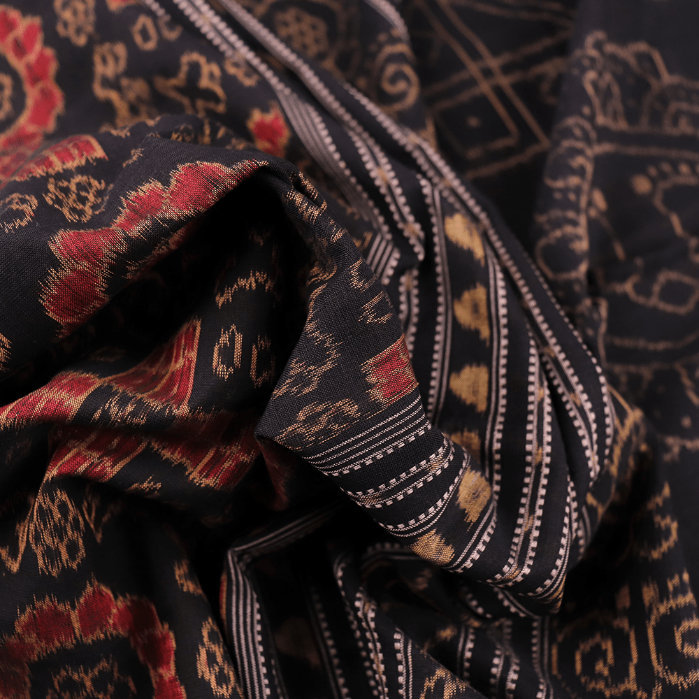 Handloom Sambalpuri Cotton Ikkat Saree Handloom Saree_Cotton Priyadarshini Handloom 