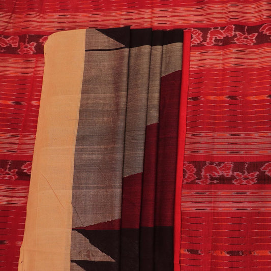 Handloom Sambalpuri Cotton Ikkat Saree Handloom Saree_Cotton Priyadarshini Handloom 