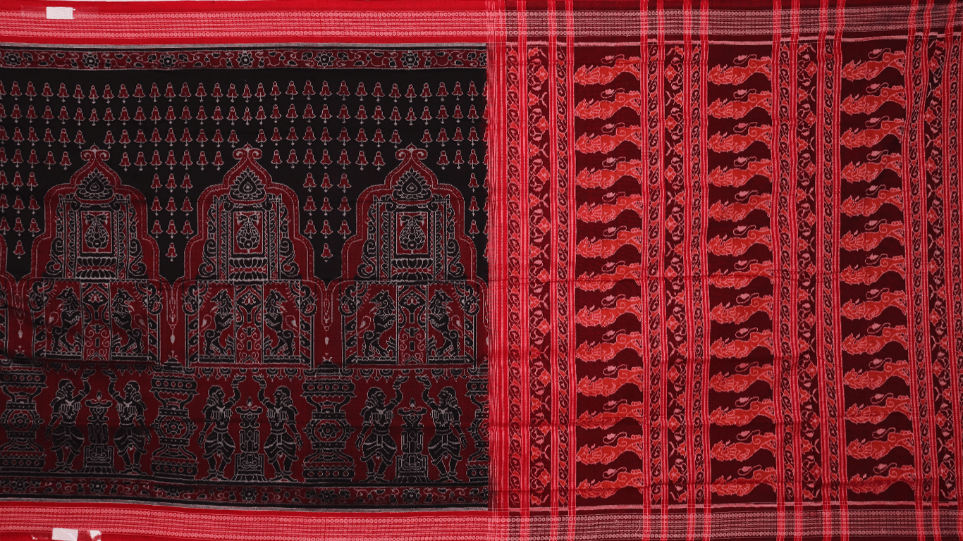 Handloom Sambalpuri Cotton Ikkat Saree Handloom Saree_Cotton Priyadarshini Handloom 