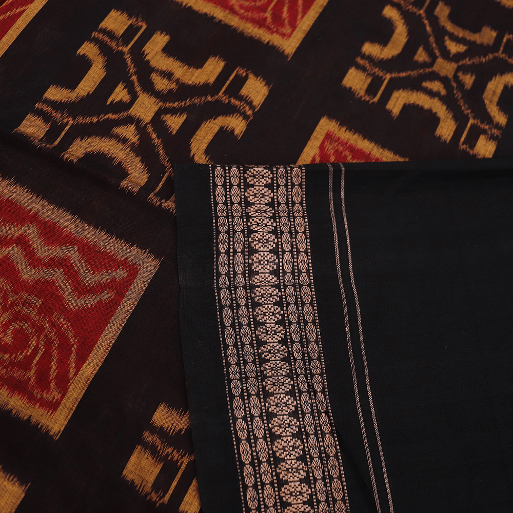 Handloom Sambalpuri Cotton Ikkat Saree Handloom Saree_Cotton Priyadarshini Handloom 