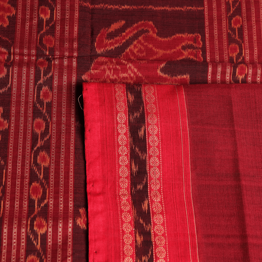 Handloom Sambalpuri Cotton Ikkat Saree Handloom Saree_Cotton Priyadarshini Handloom 