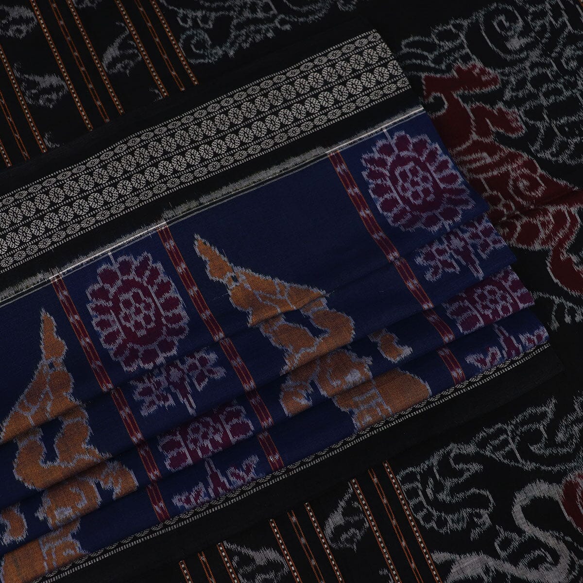 Handloom Sambalpuri Cotton Ikkat Saree Handloom Saree_Cotton Priyadarshini Handloom 