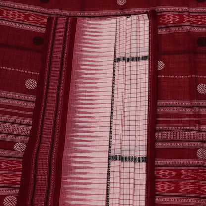 Handloom Sambalpuri Cotton Ikkat Saree Handloom Saree_Cotton Priyadarshini Handloom 