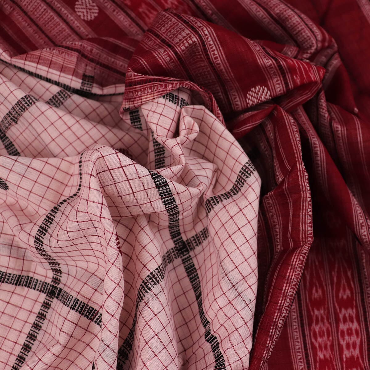 Handloom Sambalpuri Cotton Ikkat Saree Handloom Saree_Cotton Priyadarshini Handloom 