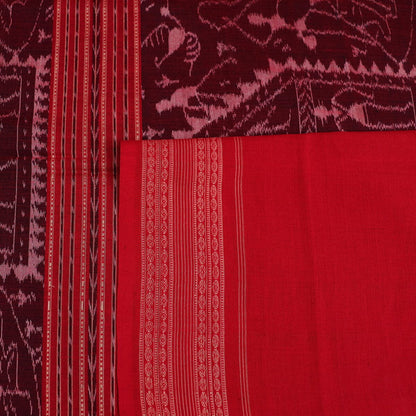 Handloom Sambalpuri Cotton Ikkat Saree Handloom Saree_Cotton Priyadarshini Handloom 