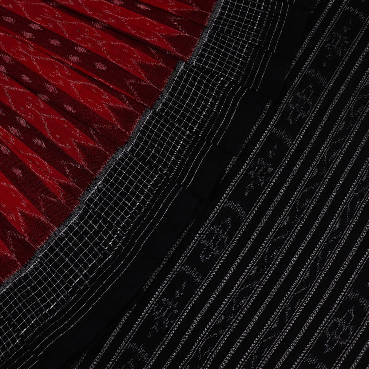 Handloom Sambalpuri Cotton Ikkat Saree Handloom Saree_Cotton Priyadarshini Handloom 