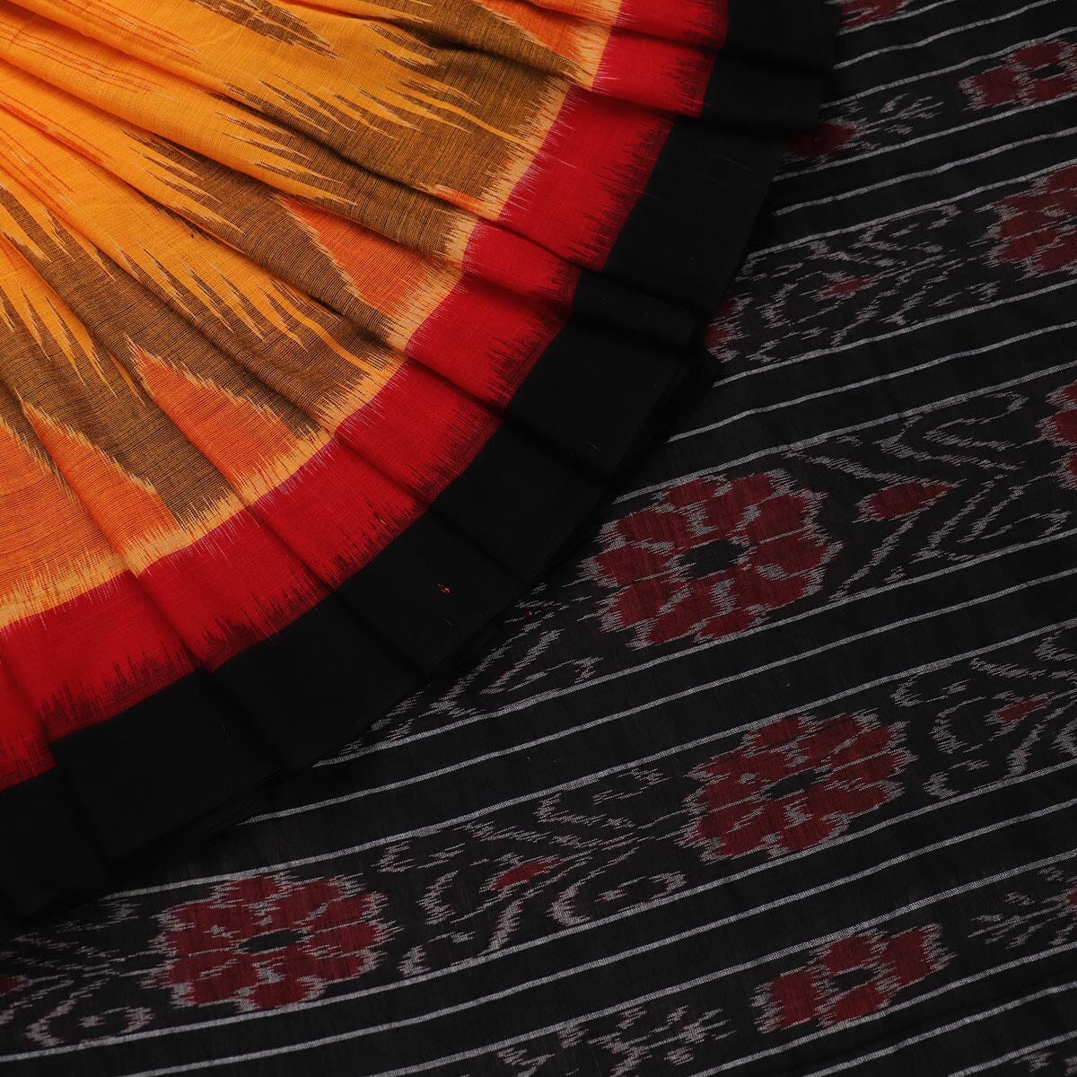 Handloom Sambalpuri Cotton Ikkat Saree Handloom Saree_Cotton Priyadarshini Handloom 