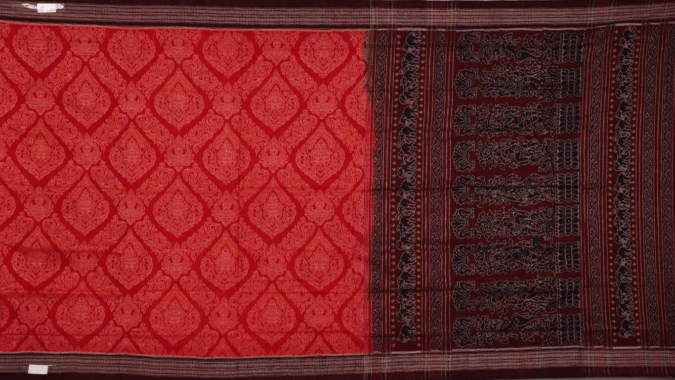 Handloom Sambalpuri Cotton Ikkat Saree Handloom Saree_Cotton Priyadarshini Handloom 