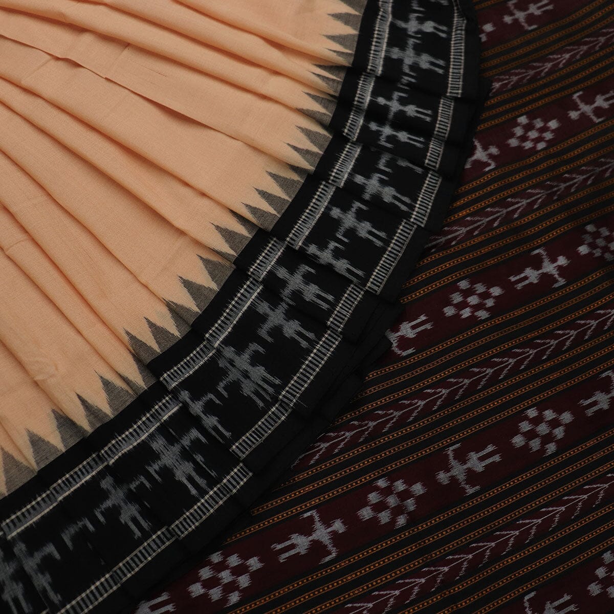 Handloom Sambalpuri Cotton Ikkat Saree Handloom Saree_Cotton Priyadarshini Handloom 