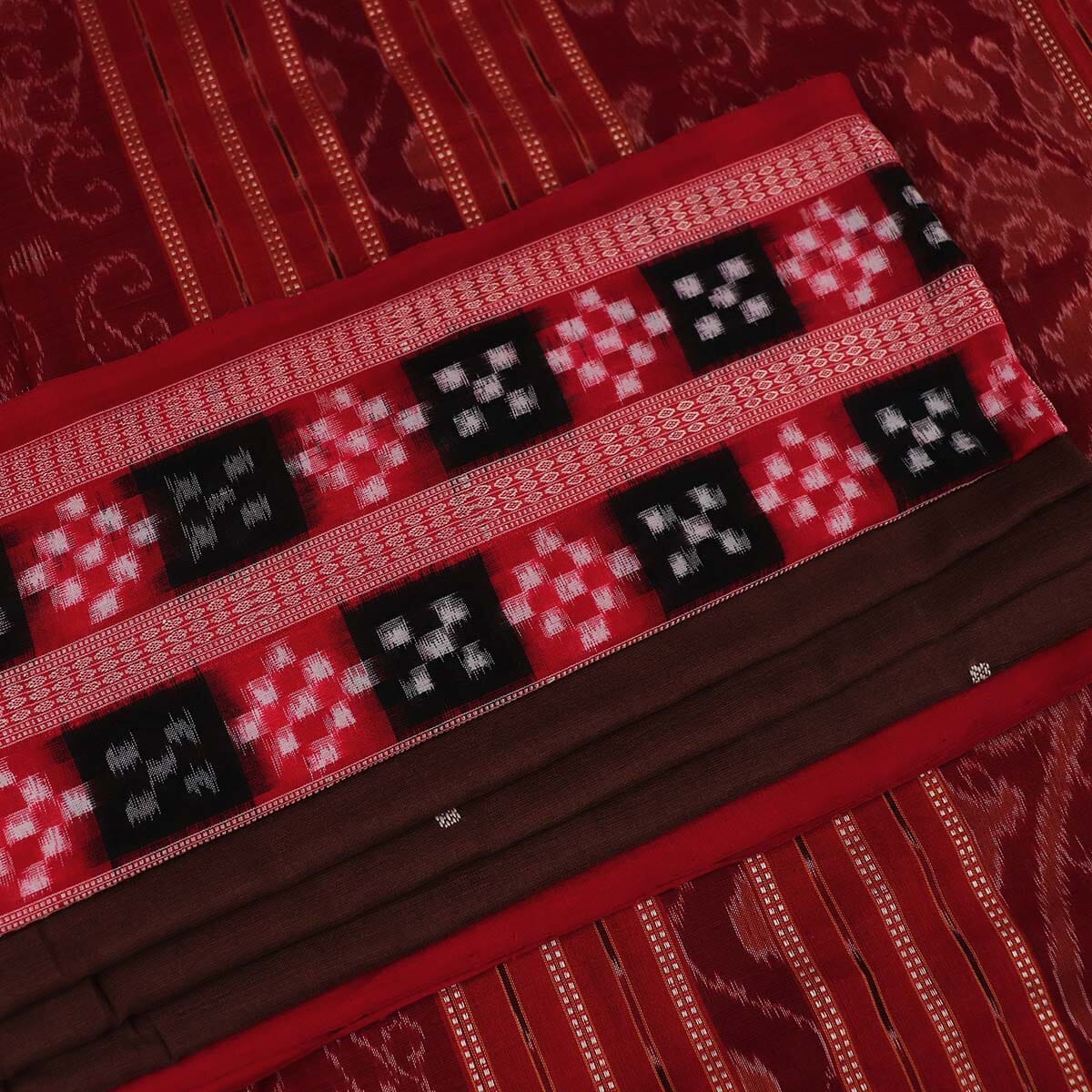 Handloom Sambalpuri Cotton Ikkat Saree Handloom Saree_Cotton Priyadarshini Handloom 