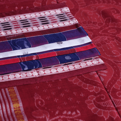 Handloom Sambalpuri Cotton Ikkat Saree Handloom Saree_Cotton Priyadarshini Handloom 