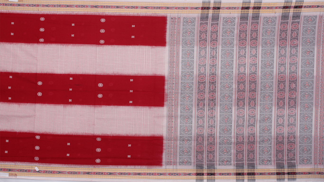 Handloom Sambalpuri Cotton Ikkat Saree Handloom Saree_Cotton Priyadarshini Handloom 