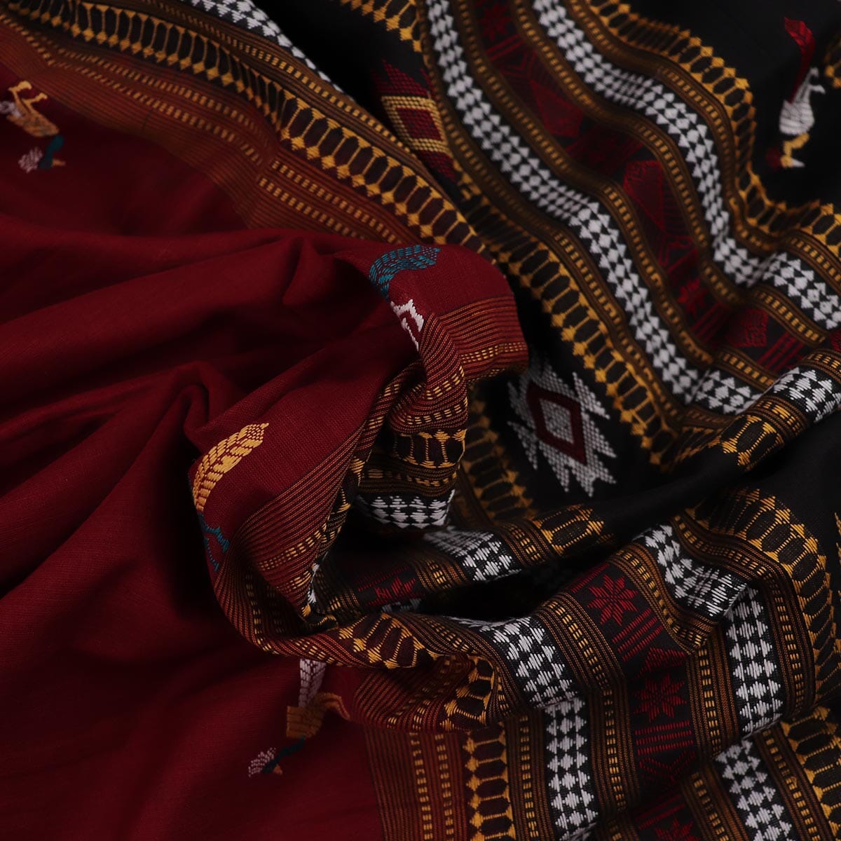 Handloom Sambalpuri Cotton Ikkat Saree Handloom Saree_Cotton Priyadarshini Handloom 