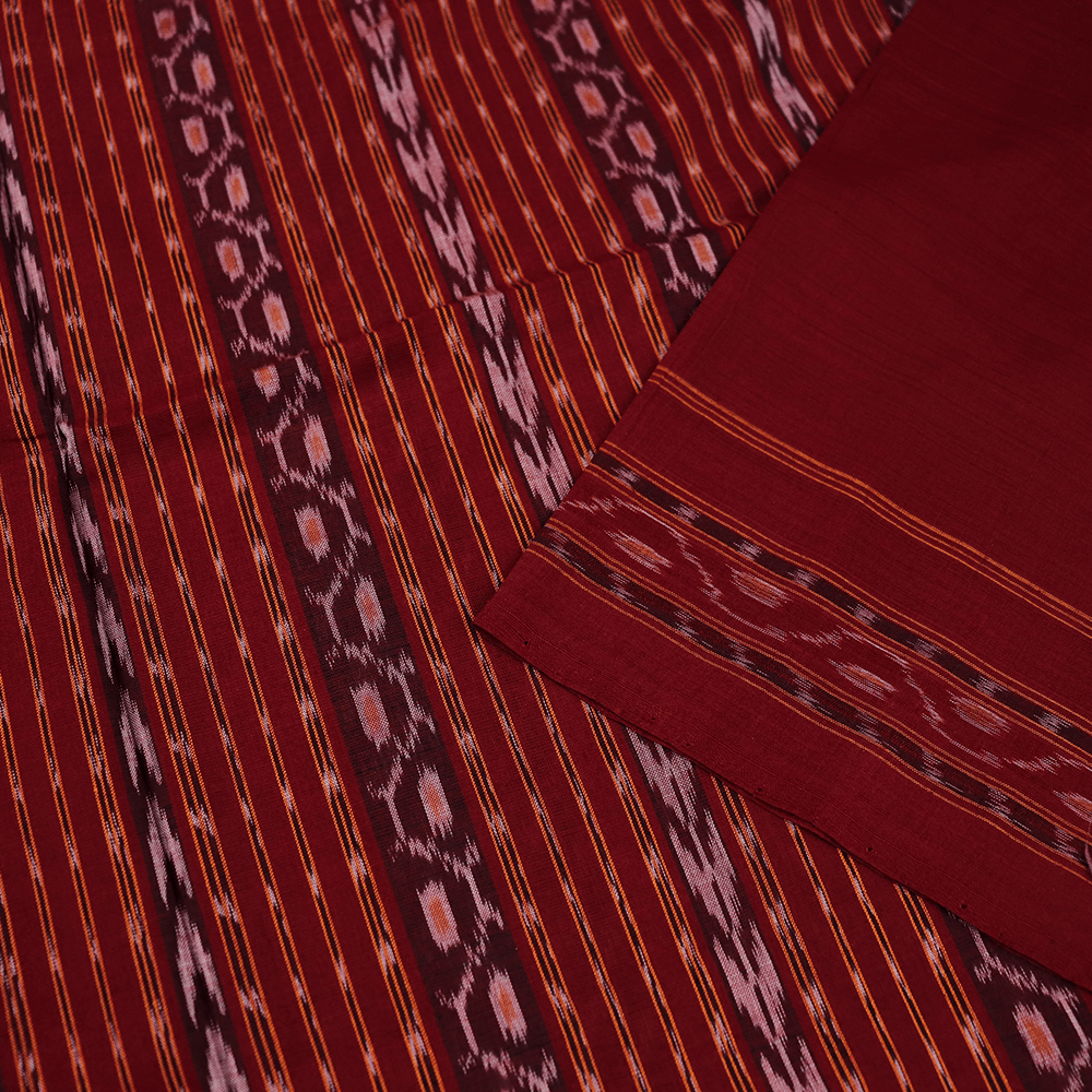 Handloom Sambalpuri Cotton Ikkat Saree Handloom Saree_Cotton Priyadarshini Handloom 